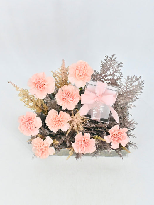 Peach Birthday Money Garden