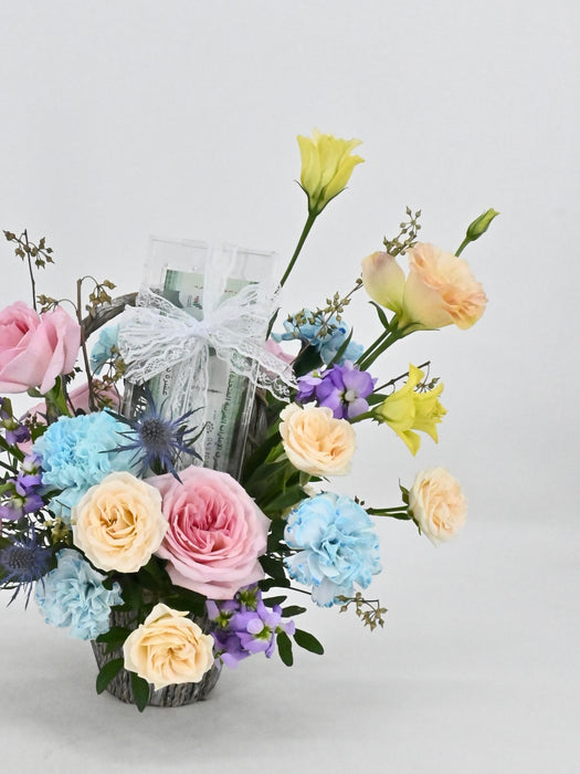 Mini Basket Money Arrangement