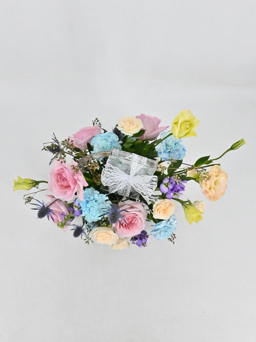 Mini Basket Money Arrangement