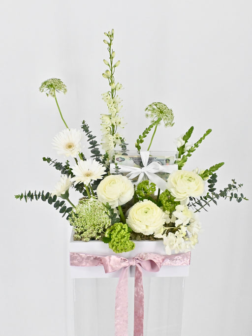 White Bloom Box