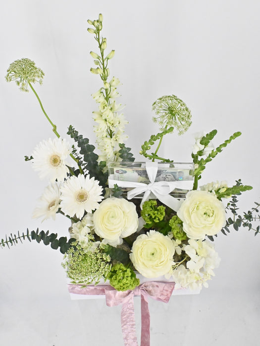 White Bloom Box