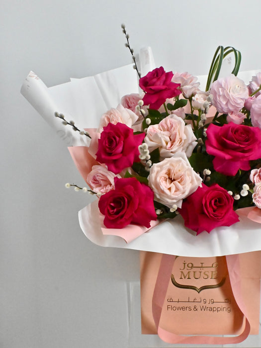 Pink Bombastic Cloni Bouquet