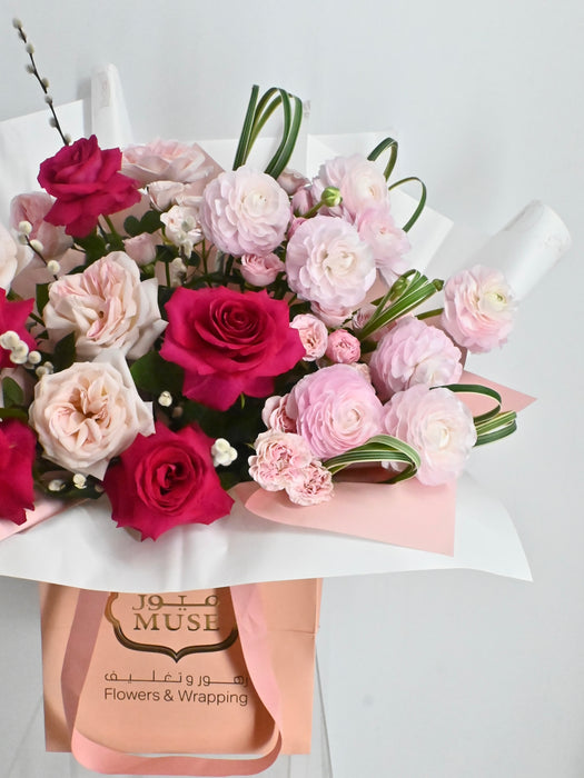 Pink Bombastic Cloni Bouquet