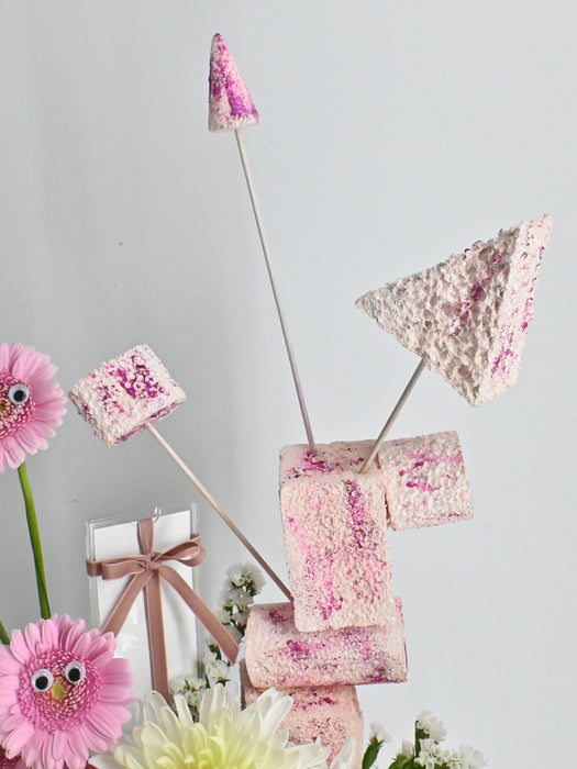 Pink Playfull Art Deco Floral Arrangement