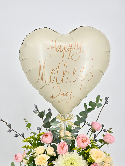 Mother's Day Flowers with Balloon