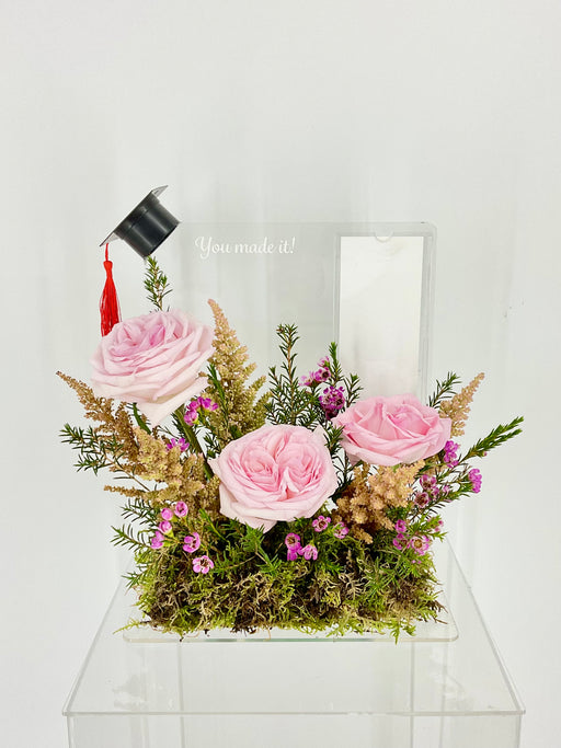 Pink Graduation Money Garden
