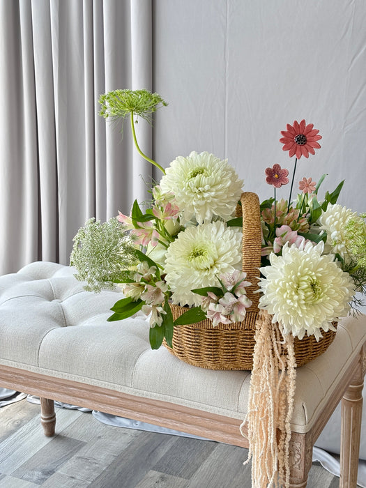 Natural Woven Flower Garden