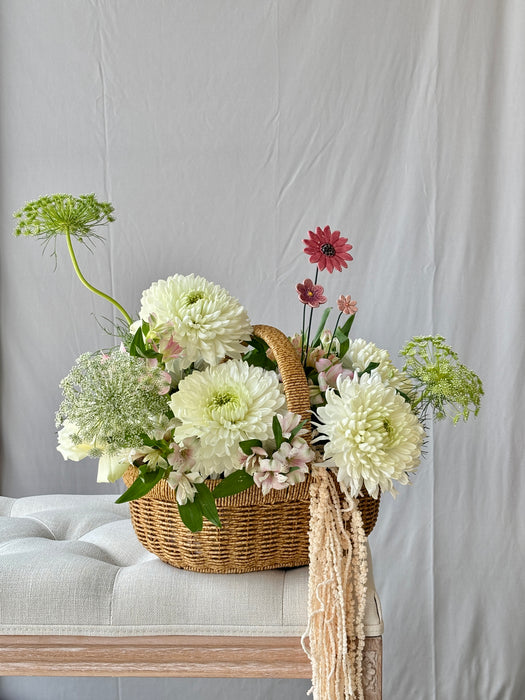 Natural Woven Flower Garden