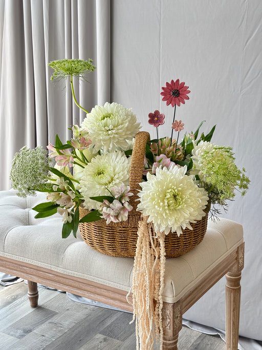 Natural Woven Flower Garden