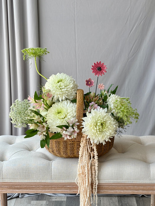 Natural Woven Flower Garden