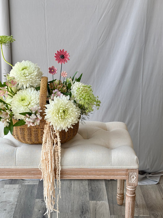 Natural Woven Flower Garden