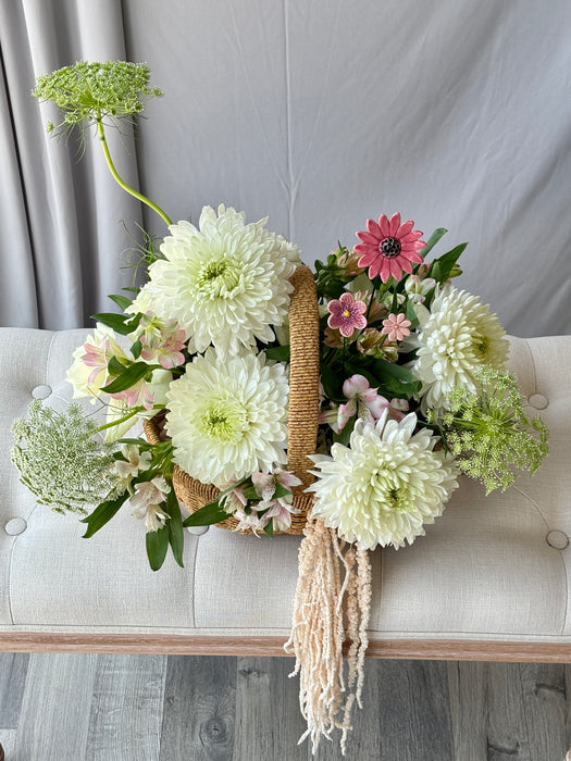 Natural Woven Flower Garden