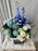 Royal Blue and Ivory Elegance Bouquet