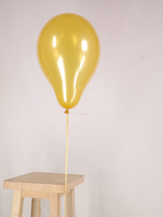 Standard 10 inch Metallic Gold Balloon