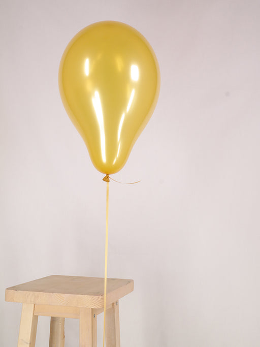 Standard 12 inch Metallic Gold Balloon