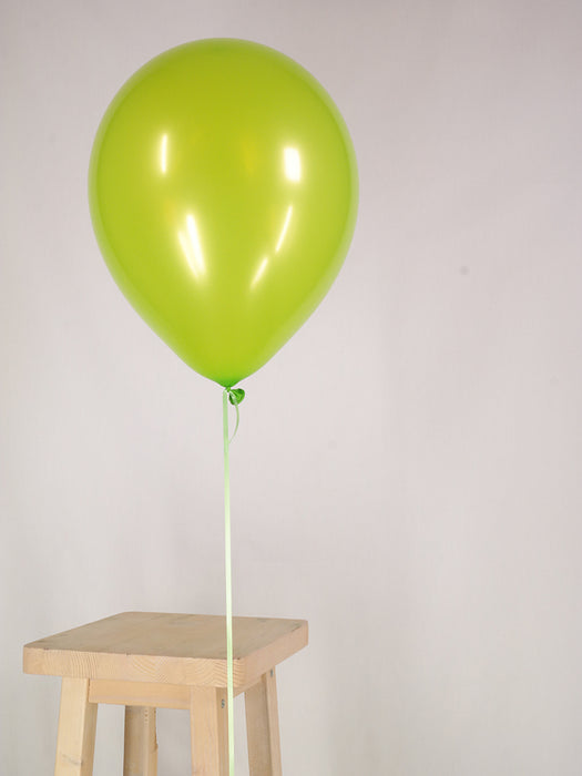 Standard 12 inch Metallic Light Green Balloon