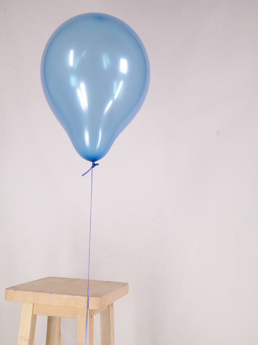 Standard 12 inch Metallic Dark Blue Balloon