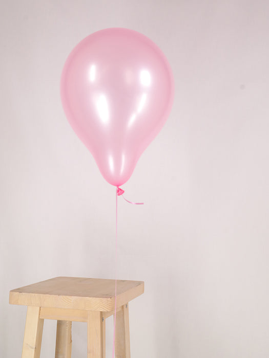 Standard 7 inch Metallic Light Pink Balloon