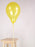 Standard 7 inch Metallic Yellow Balloon