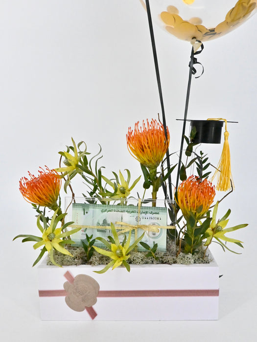 Leucadendron Graduation Arrangement