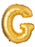 Letter G foil balloon / 18 inch