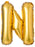 Letter N foil balloon / 18 inch
