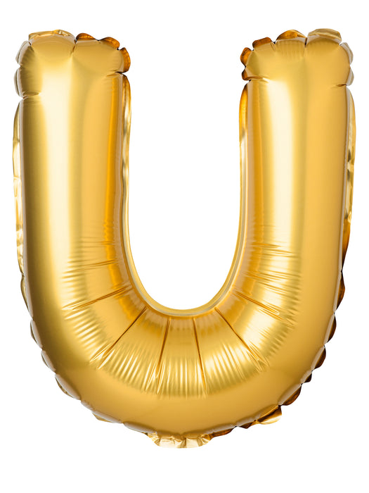 Letter U foil balloon / 18 inch