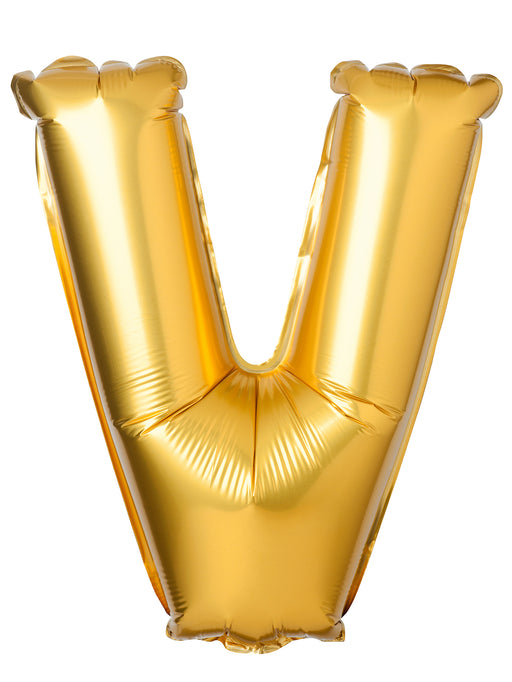 Letter V foil balloon / 18 inch