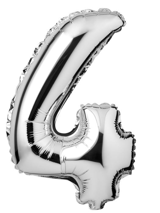 Number 4 foil balloon / 18 inch