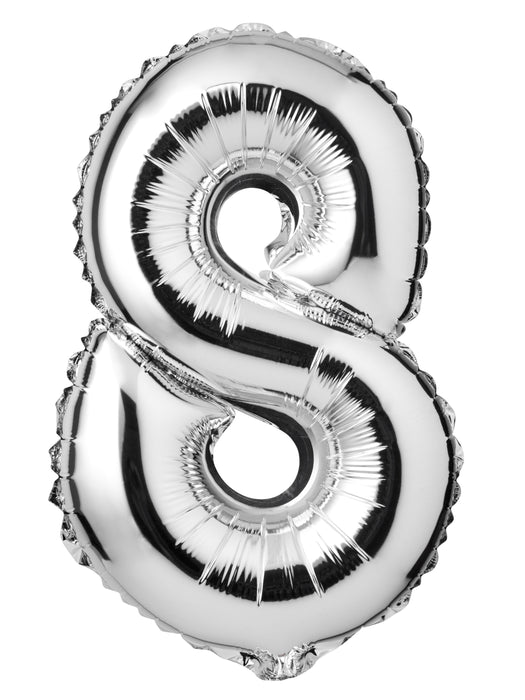 Number 8 foil balloon / 18 inch