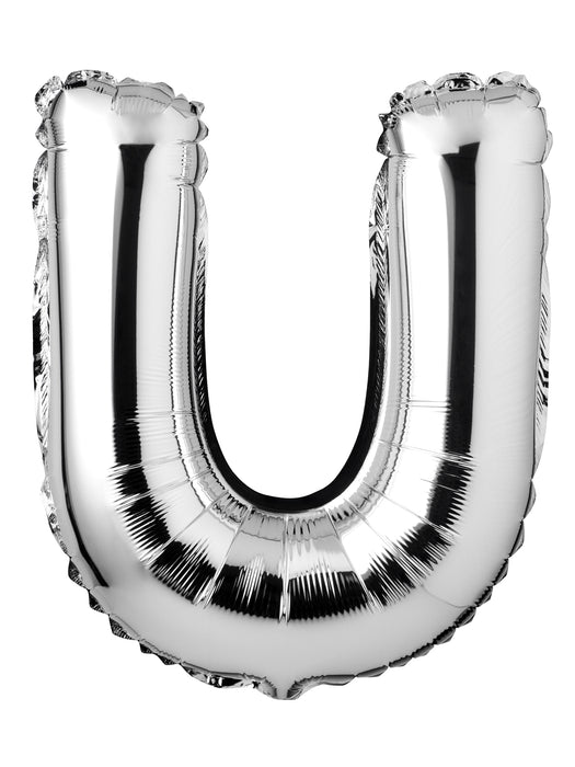Letter U foil balloon / 18 inch