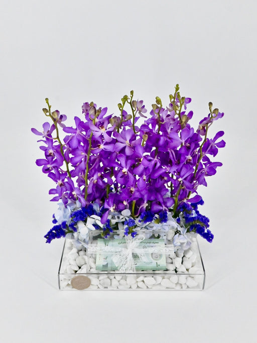 Purple Money Arrangement